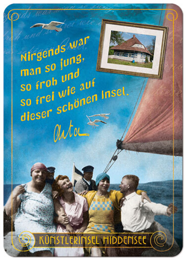 Künstler-Postkarte Nr. 3 - Asta Nielsen