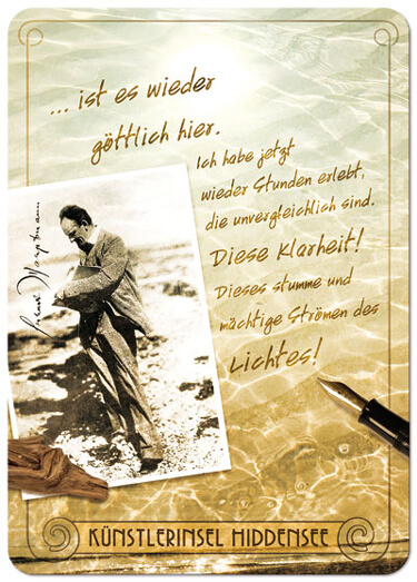 Künstler-Postkarte Nr. 4 - Gerhart Hauptmann